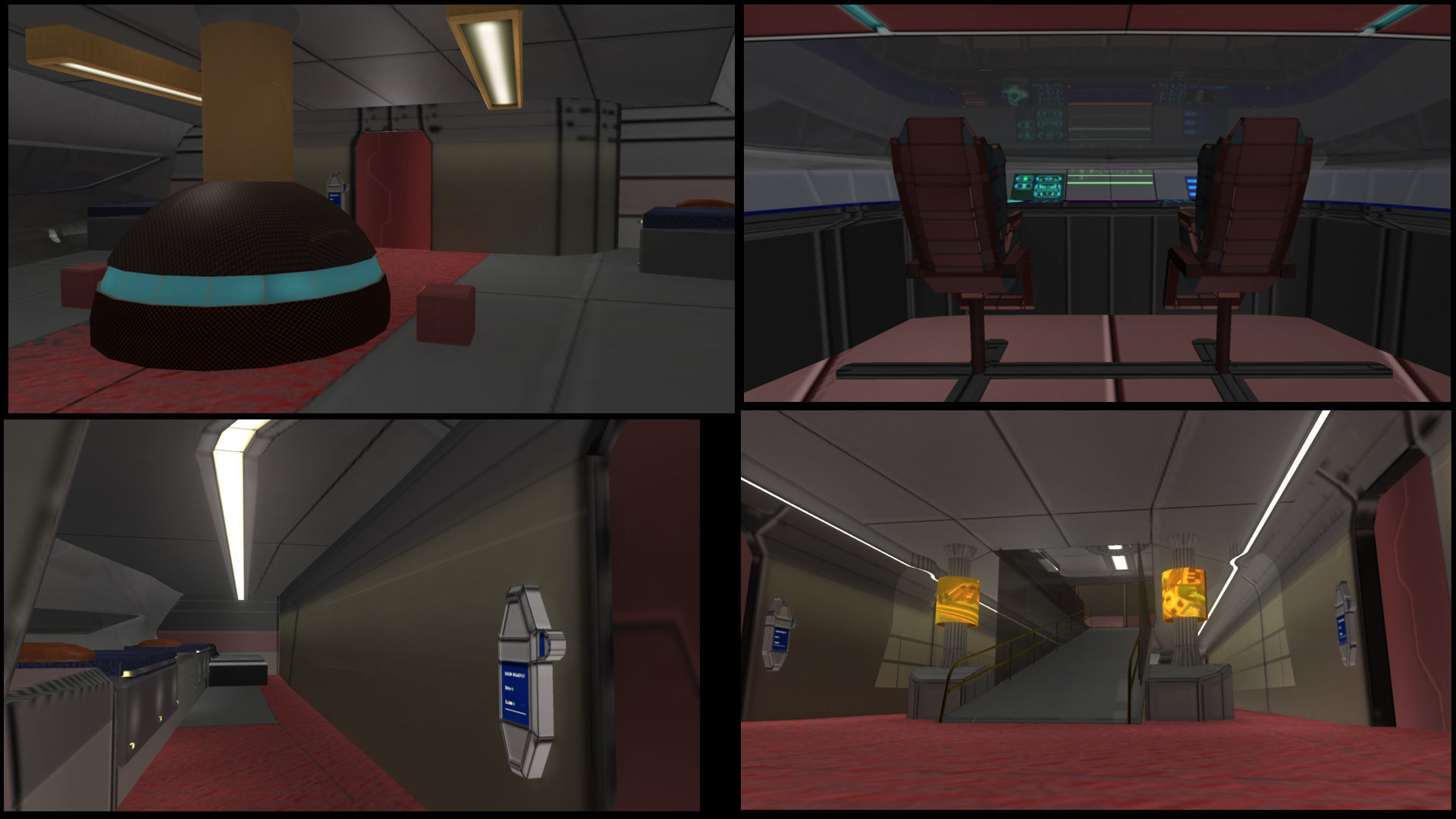 Space yacht 3D model_17