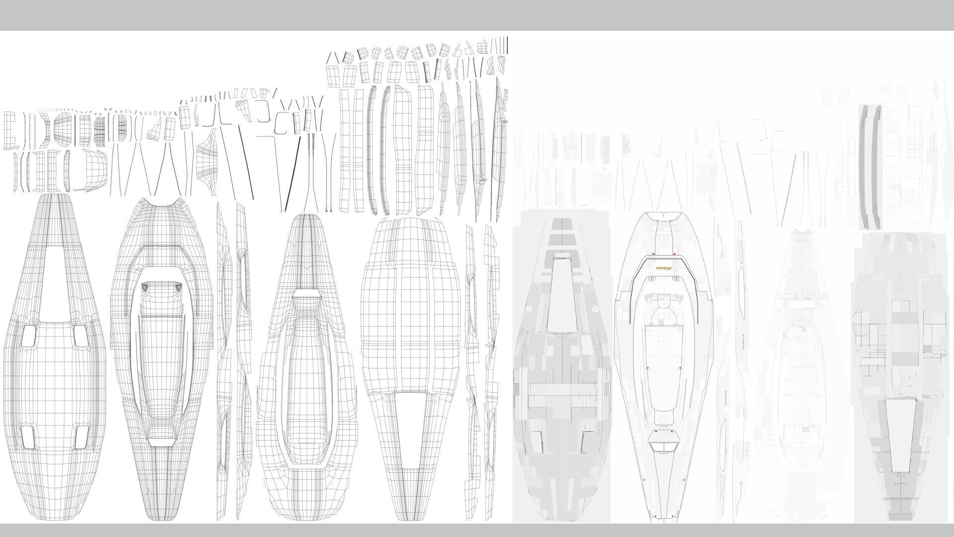 Space yacht 3D model_21