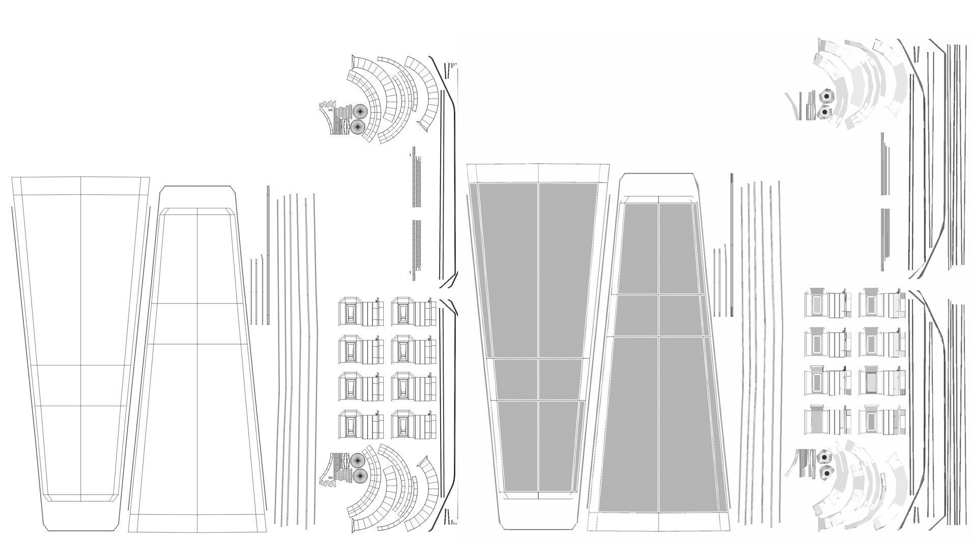 Space yacht 3D model_22