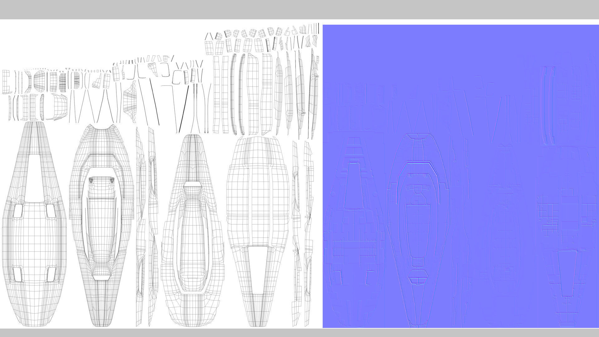 Space yacht 3D model_20