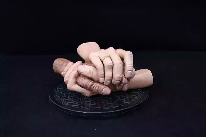 The Reunited Hands 3D Modeling