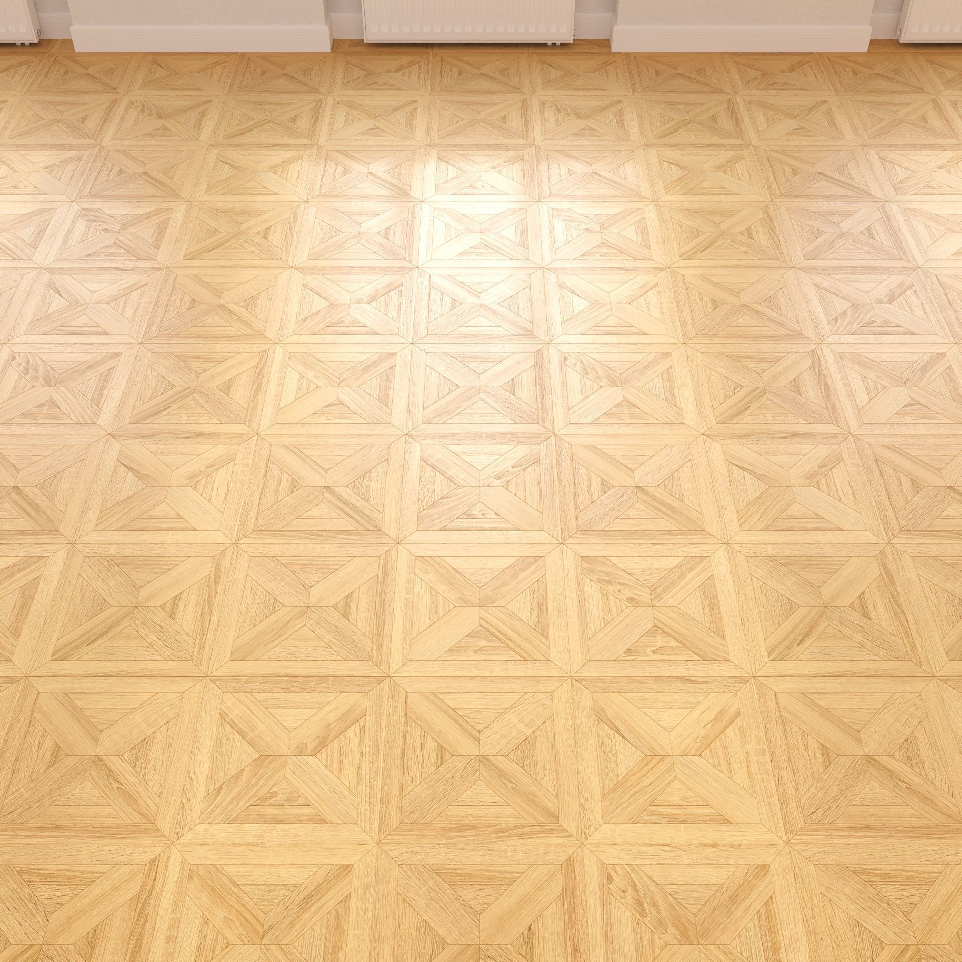 Parquet - Laminate - Wooden floor 2 in 1 Low-poly 3D model_4
