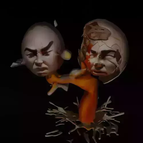 FANTASTIC EGGS Free 3D model