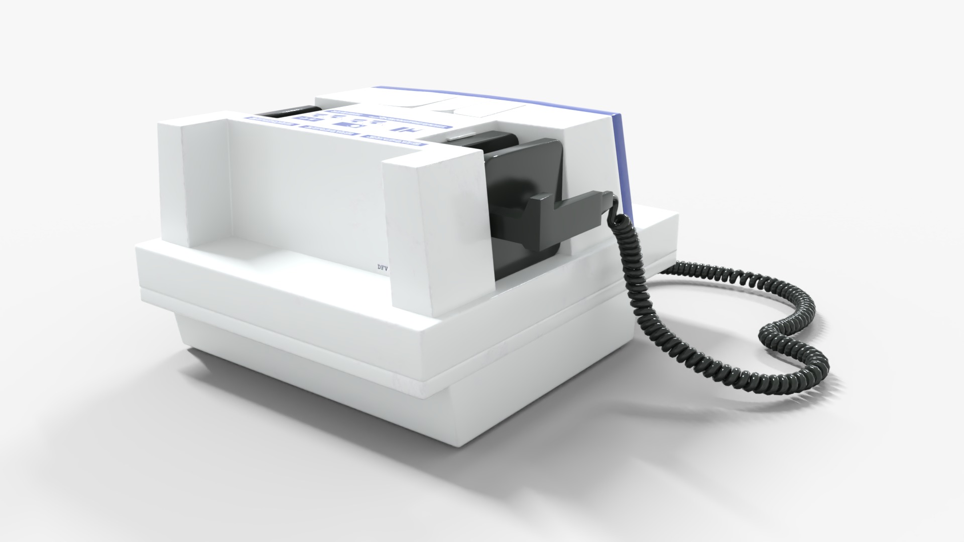 Defibrillators Medical Low-poly 3D model_4