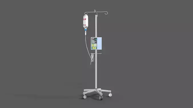 IV Pole Dextrose Drip Stand Medical