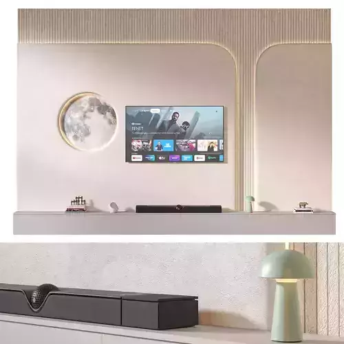 TV wall set 34