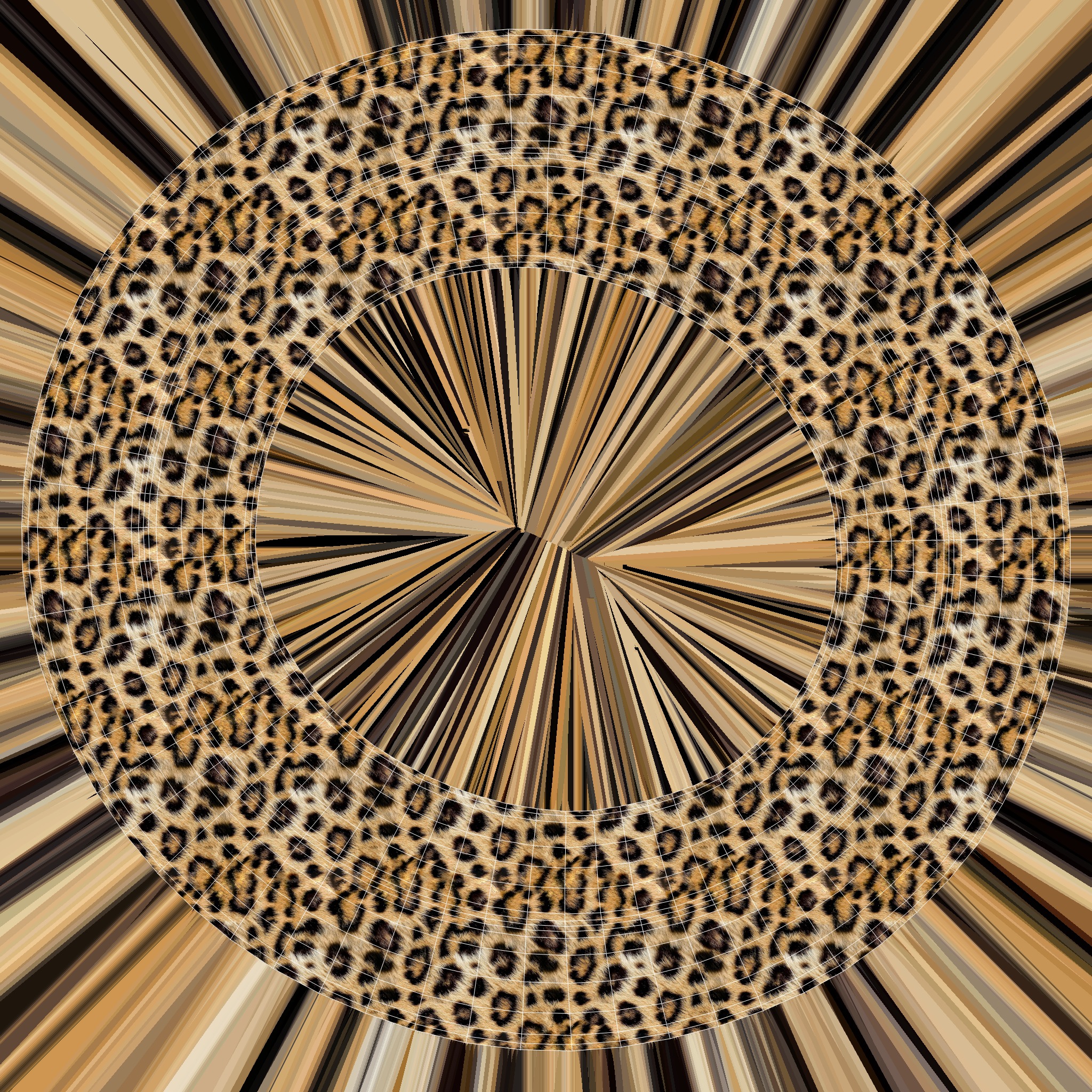 Prop127 Leopard Headband Low-poly 3D model_7