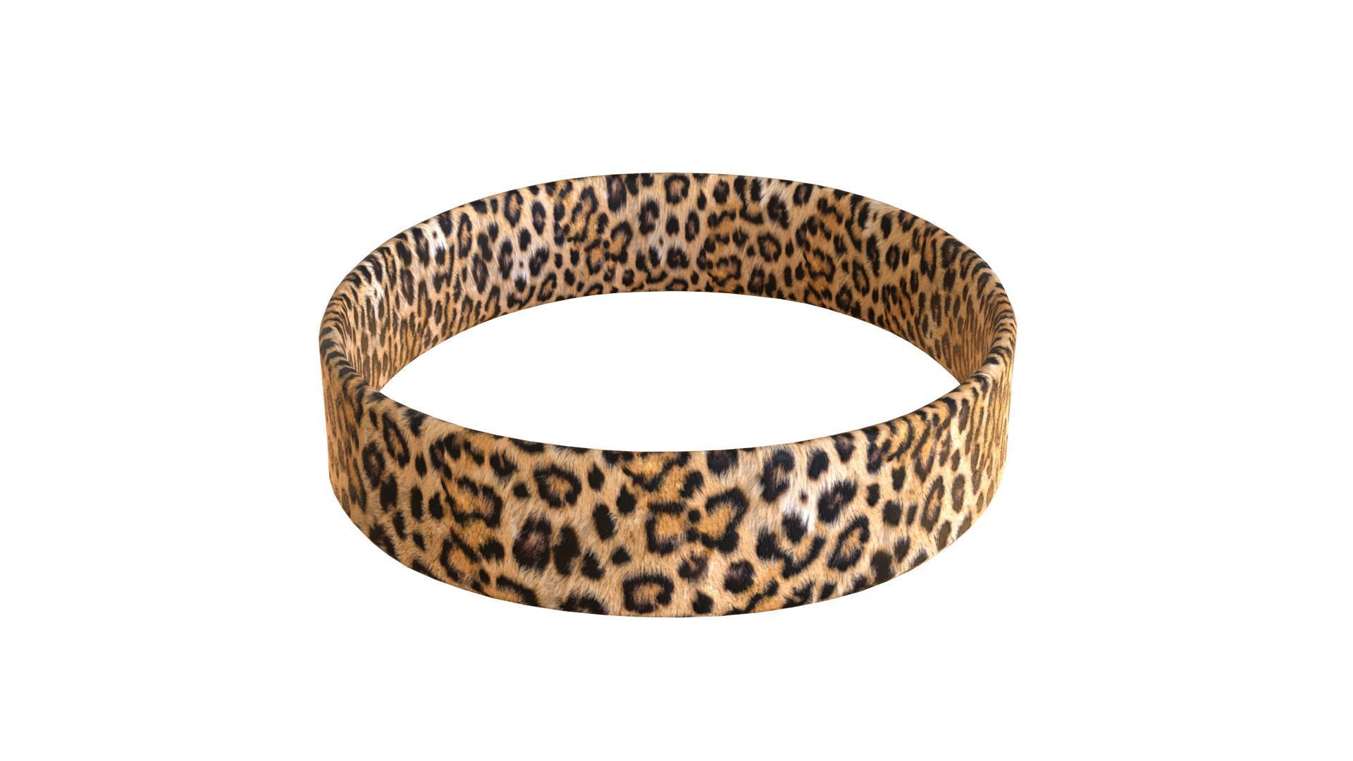 Prop127 Leopard Headband Low-poly 3D model_3