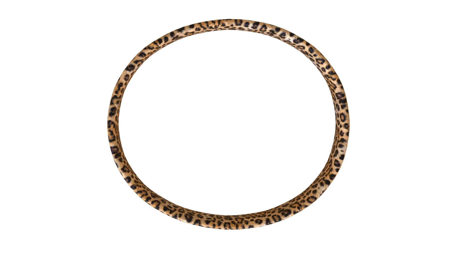 Prop127 Leopard Headband Low-poly 3D model_4