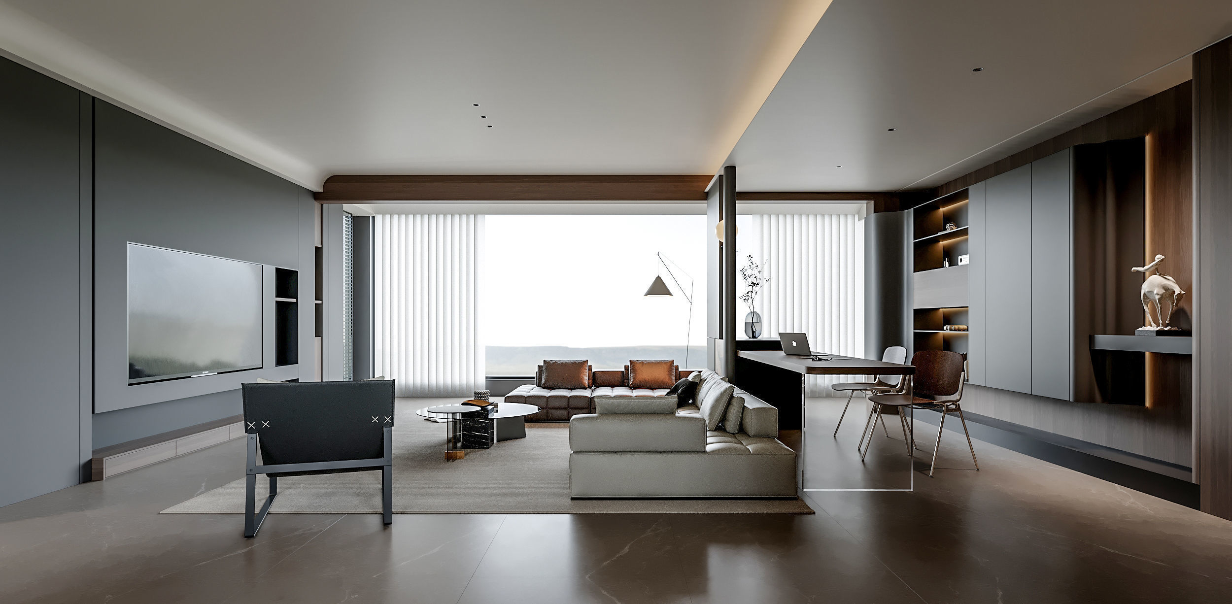 apartment interior scenes 3D model_4