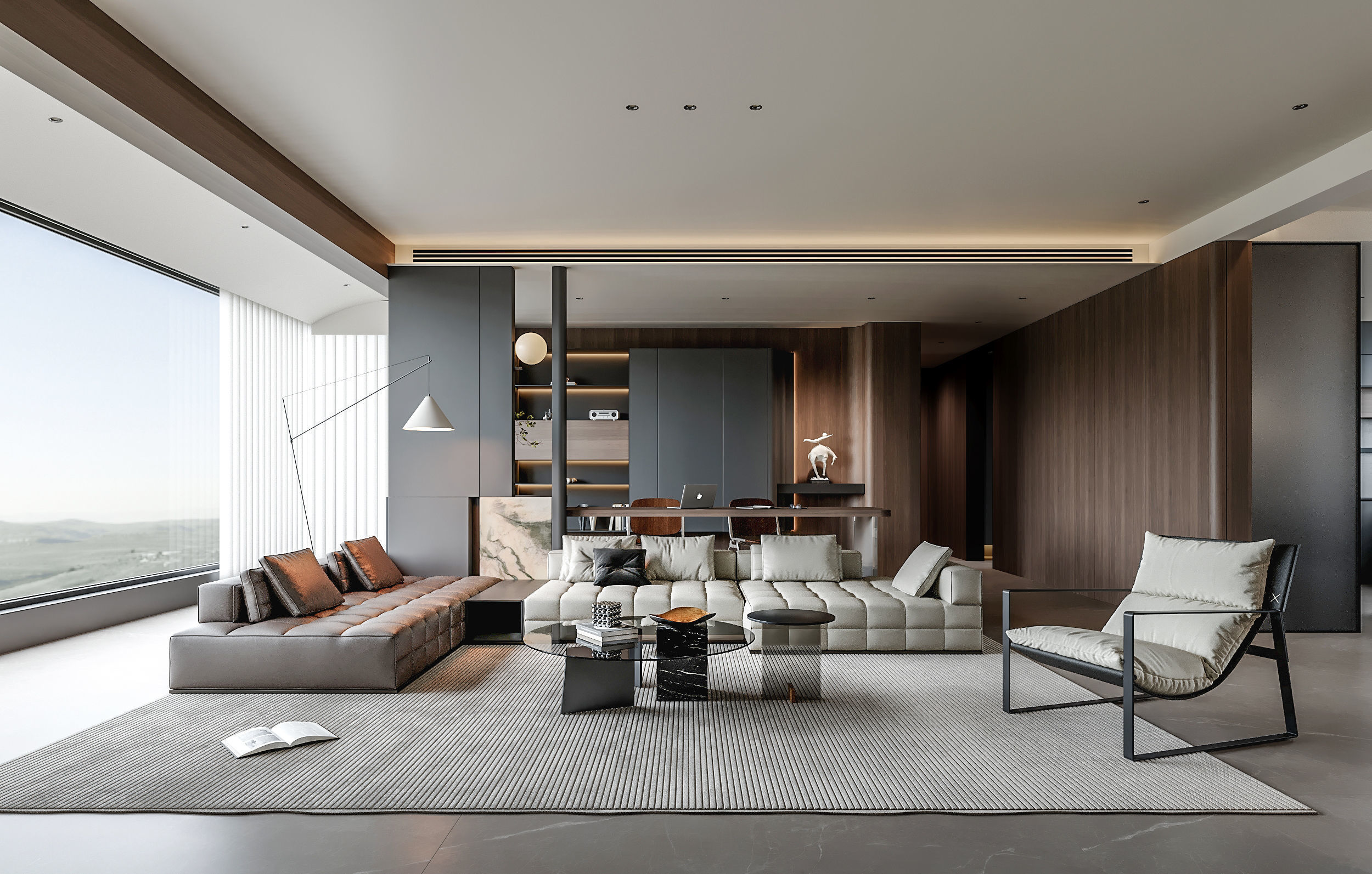 apartment interior scenes 3D model_2