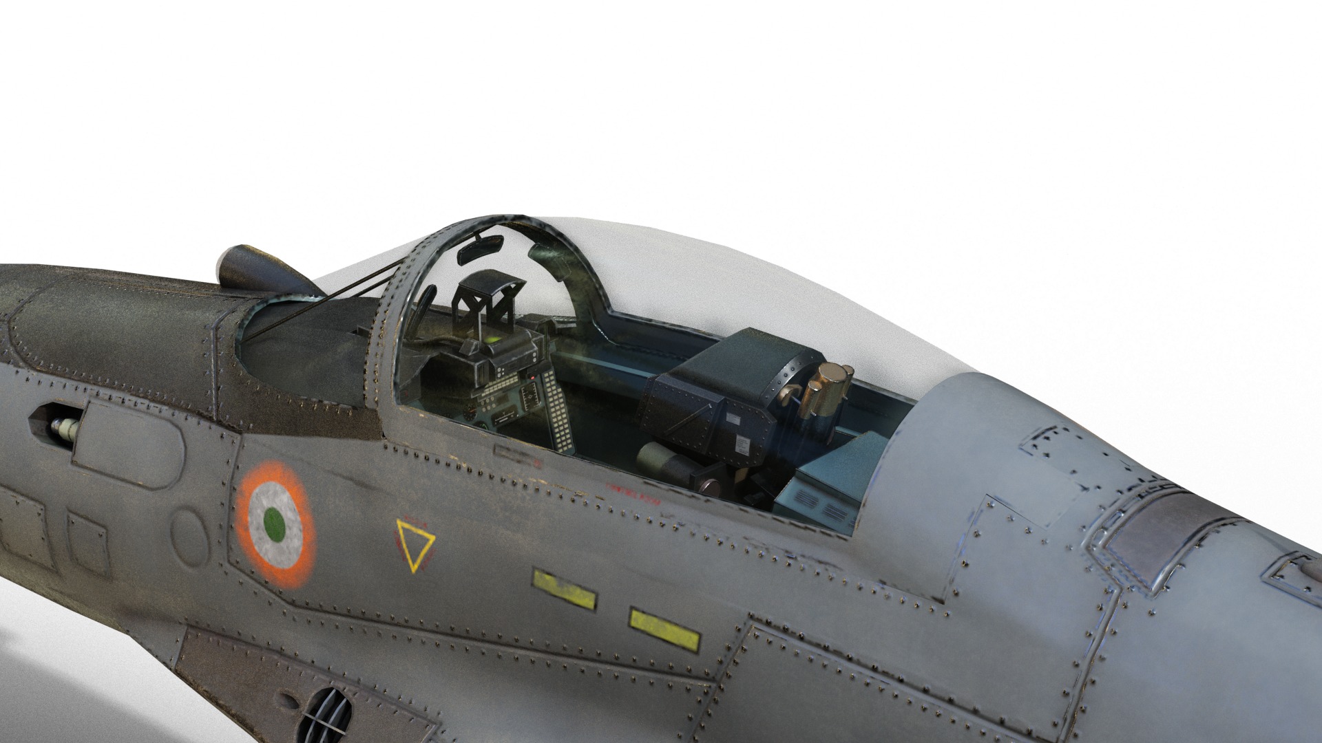 Mikoyan-Gurevich MiG-29K Mig29K shipboard aircraft Low-poly 3D model_11