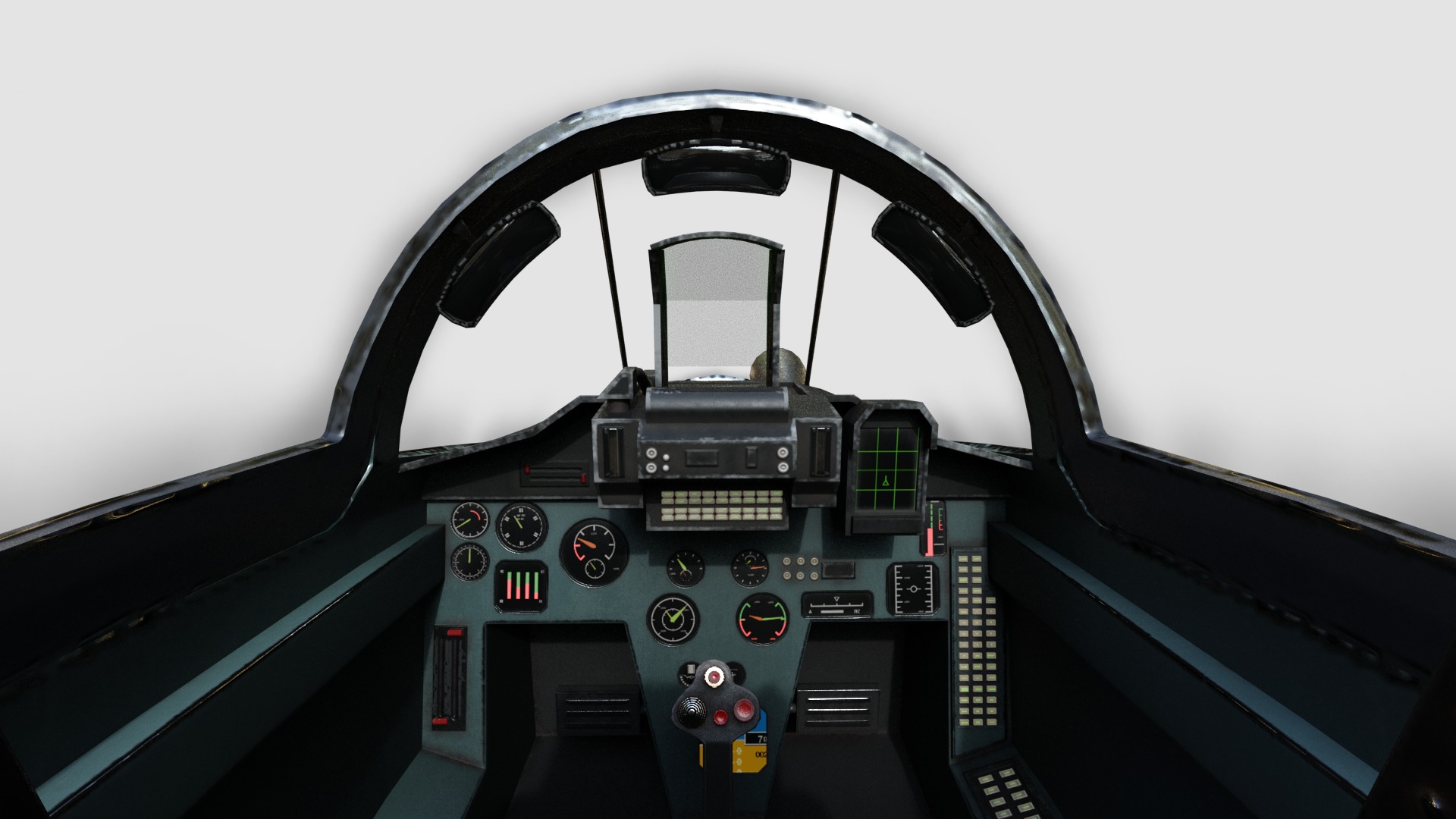 Mikoyan-Gurevich MiG-29K Mig29K shipboard aircraft Low-poly 3D model_12