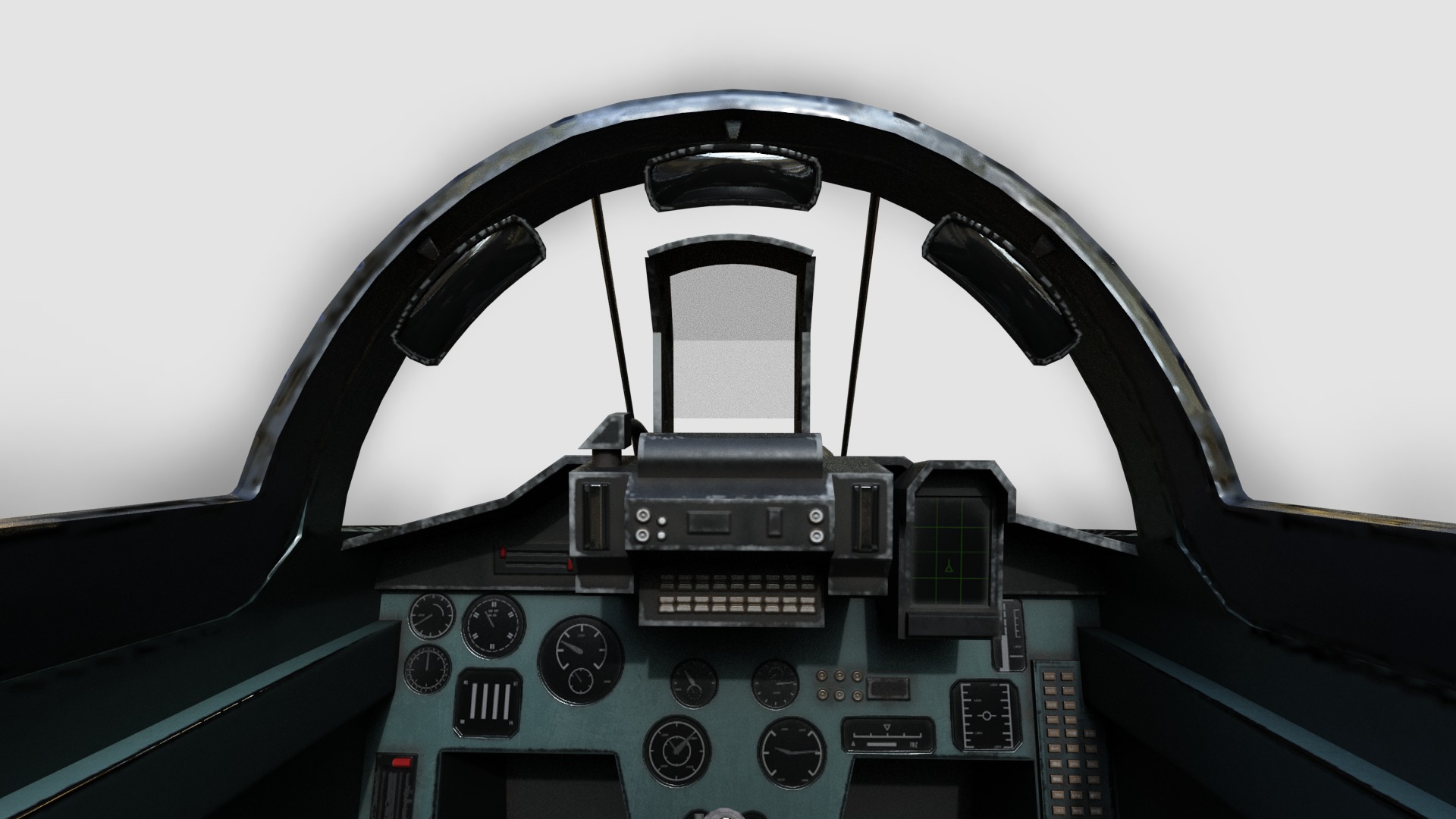 Mikoyan-Gurevich MiG-29K Mig29K shipboard aircraft Low-poly 3D model_13