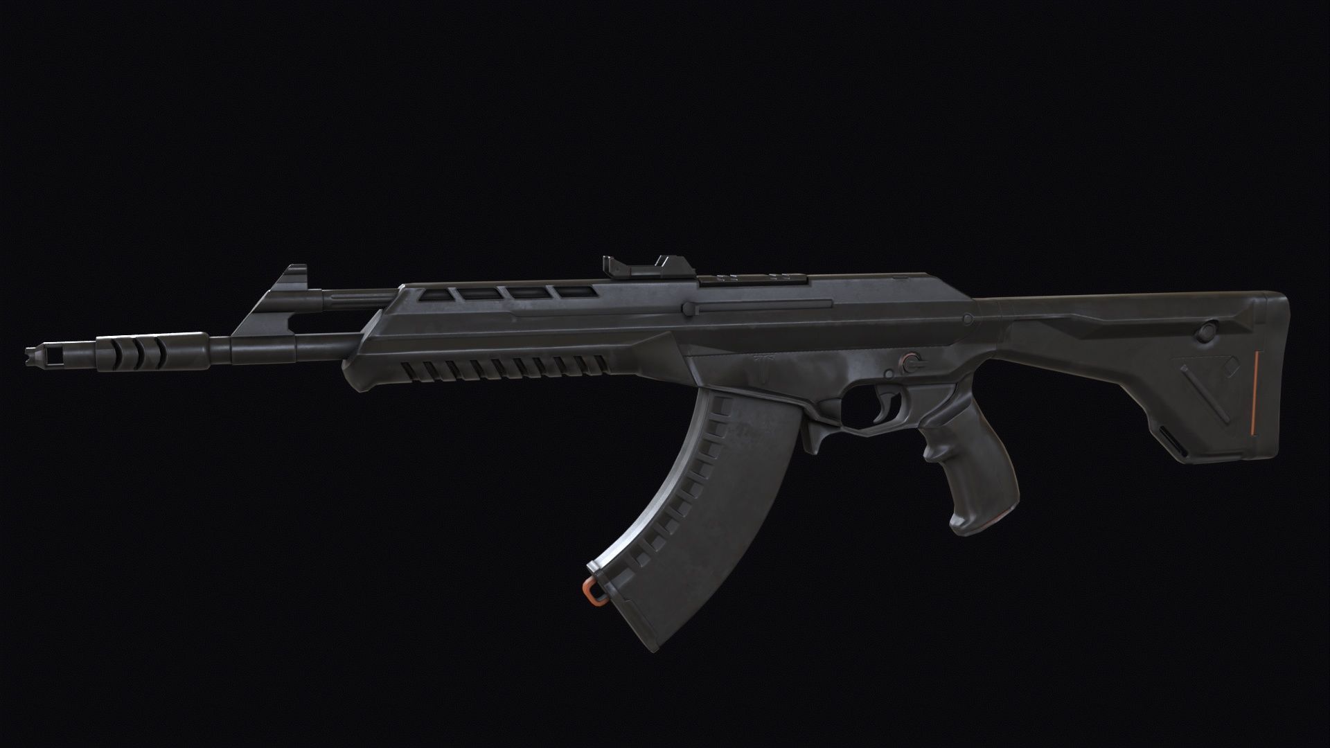 Valorant Vandal Assault Rifle PBR Low-poly 3D model_2