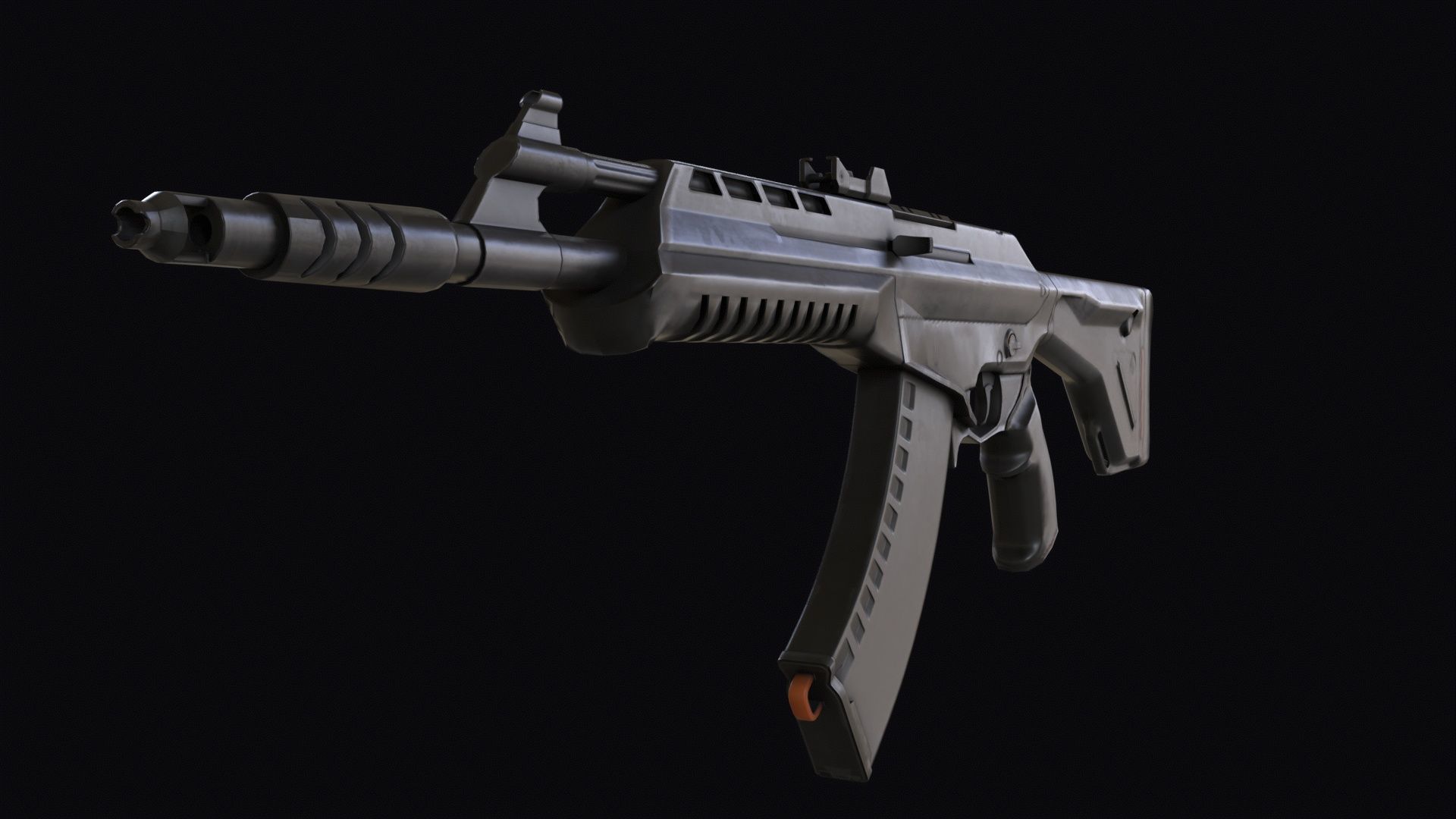Valorant Vandal Assault Rifle PBR Low-poly 3D model_6