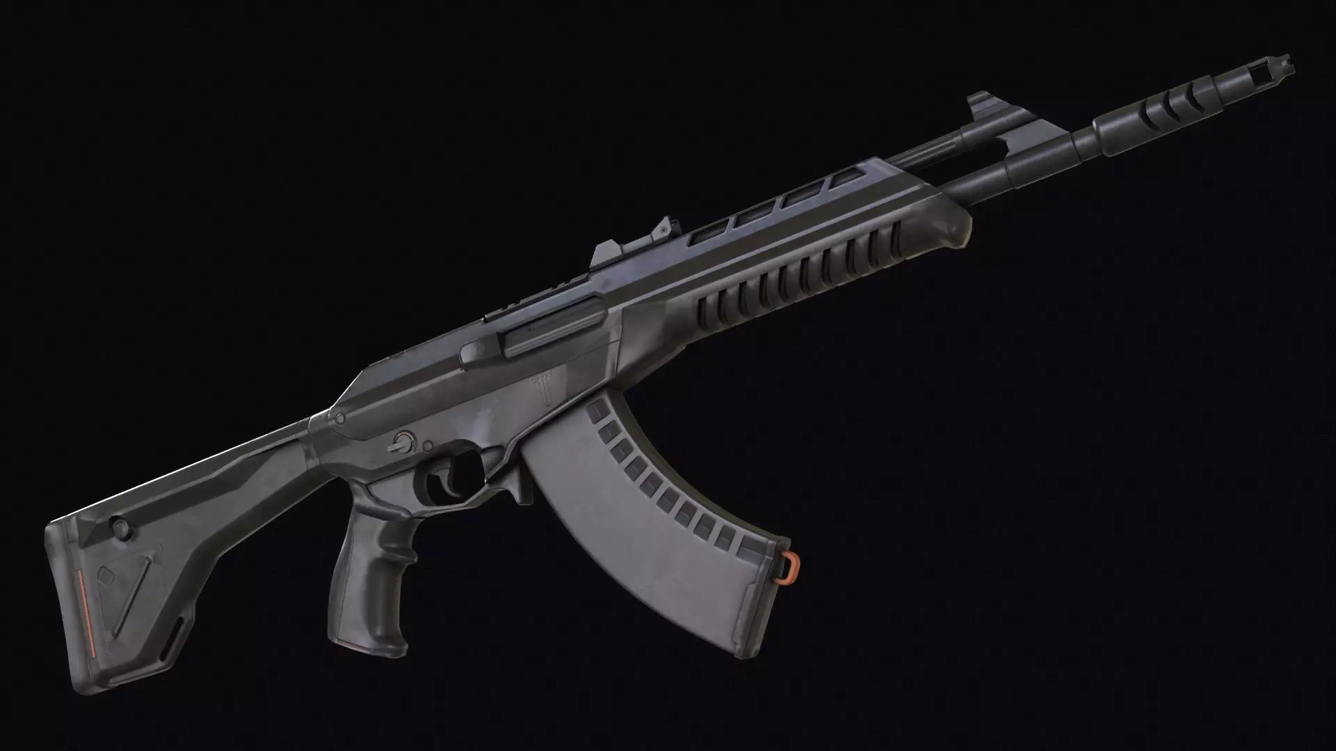 Valorant Vandal Assault Rifle PBR Low-poly 3D model_0