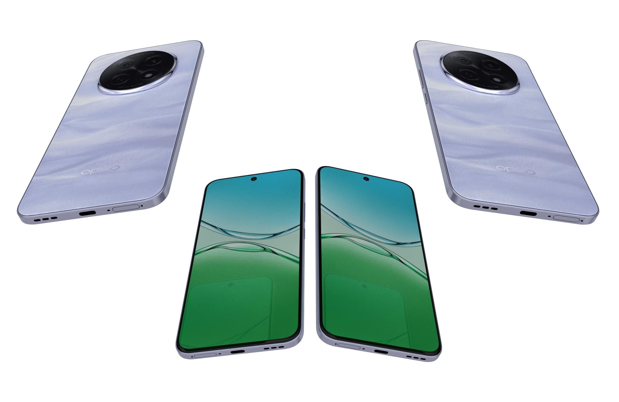 Oppo A5 Pro All Colors 3D model_8