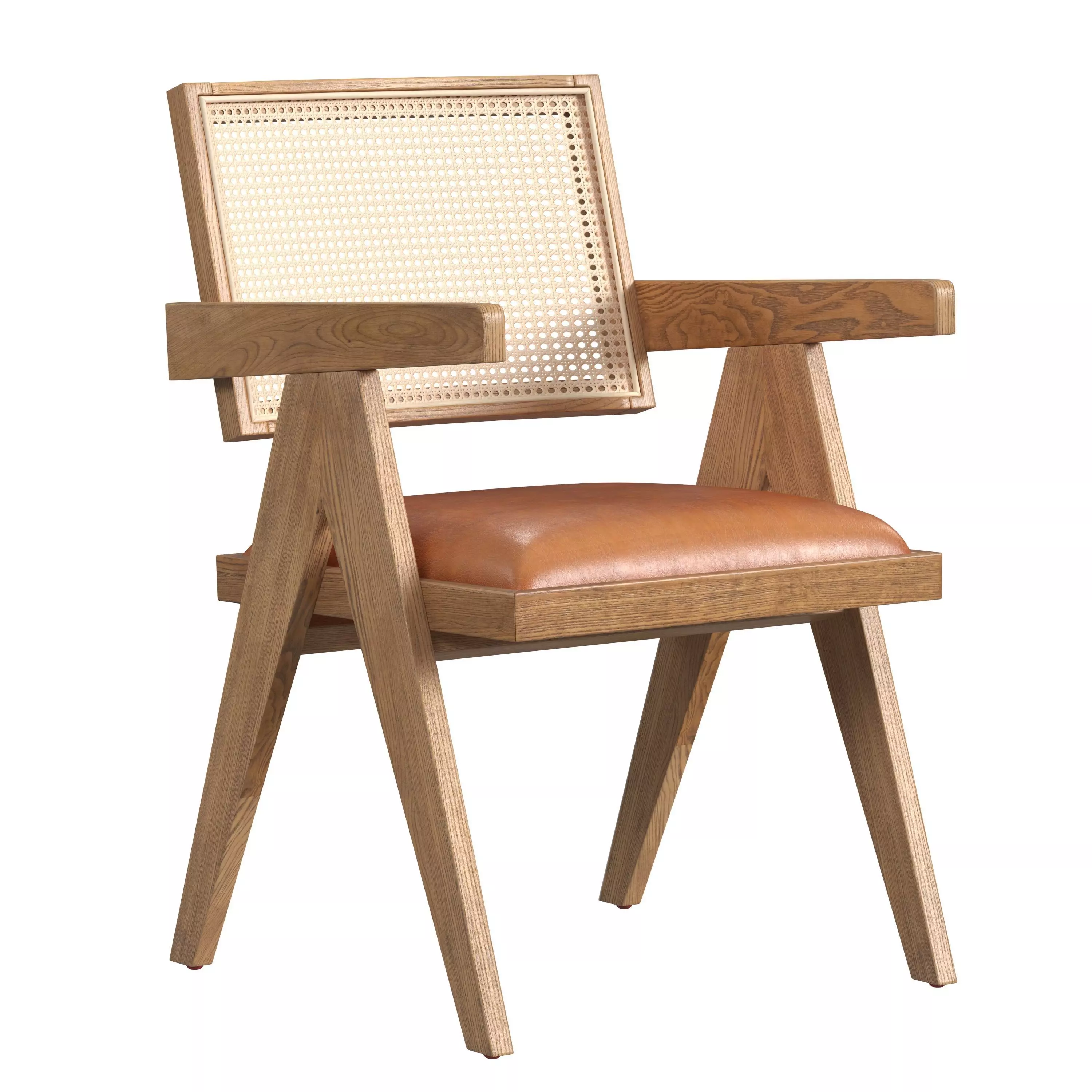 Douglas genuine leather chair 3D model