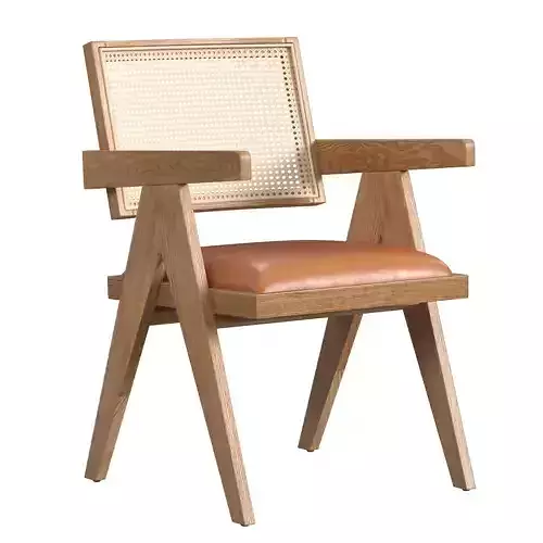 Douglas genuine leather chair