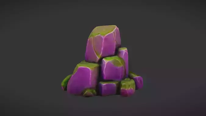 Vibrant Rock Formation