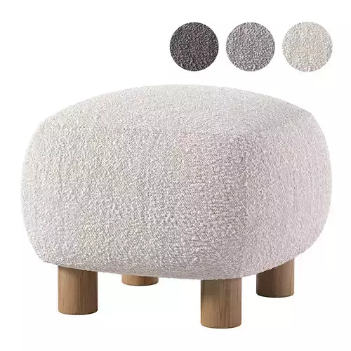 Pouf Londy Cozy Ivory