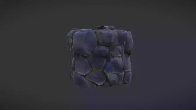 Mystical Stone Cube