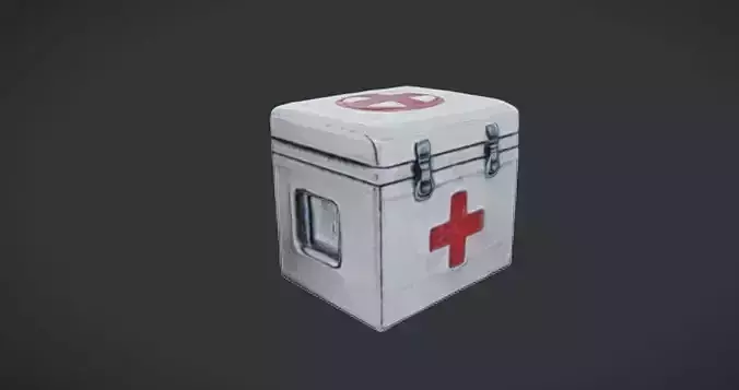 Medkit Box  3D Game Ready Model