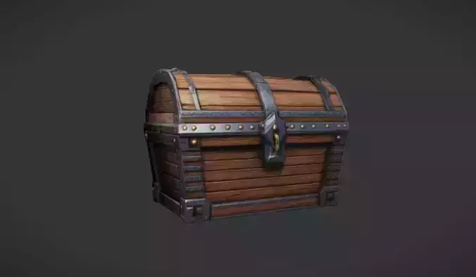 wooden Chest gold