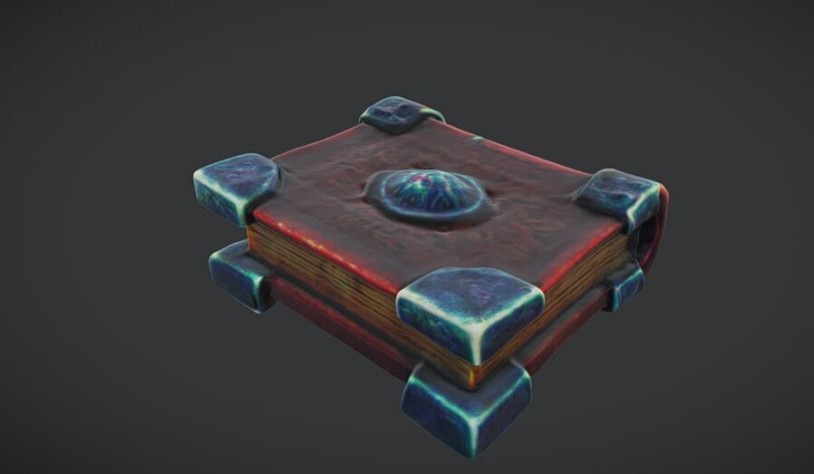 fantasy Book 3D model_3