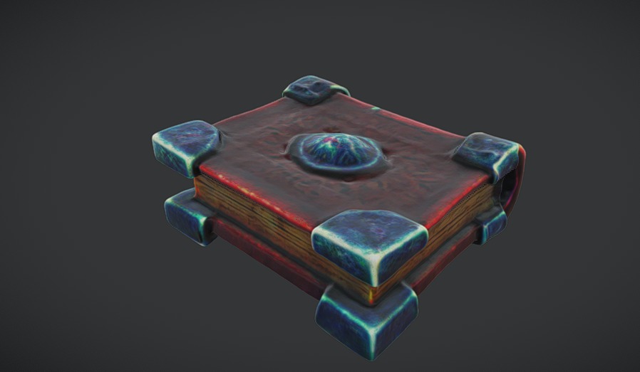 fantasy Book 3D model_8
