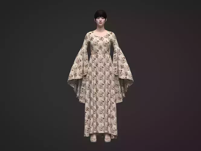 Elf Dress 3D model