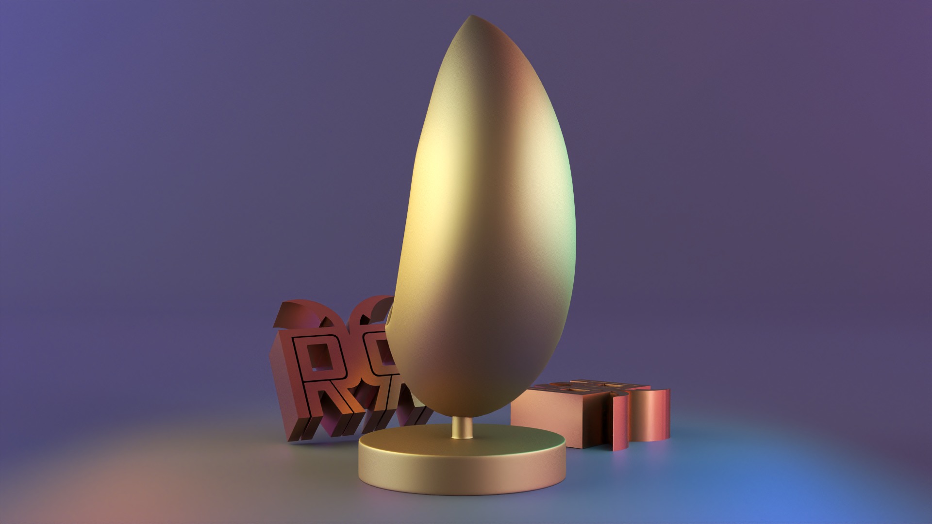 Moon Crescent Vase 3D print model_3