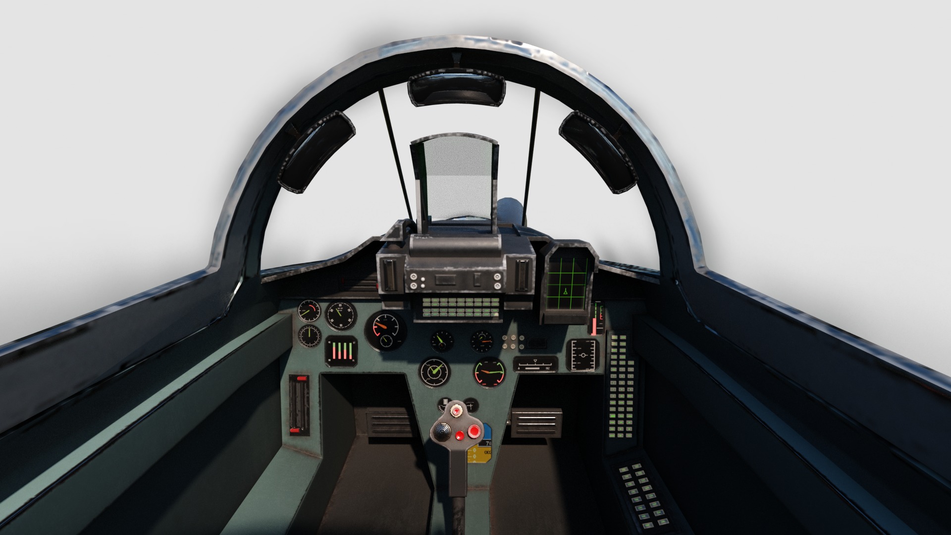 Mikoyan-Gurevich MiG-29Kub Mig29Kub shipboard aircraft Low-poly 3D model_7
