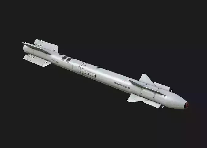 AA-11 Archer - Vympel R-73 R73M2 Air to Air Missile Low-poly 3D model