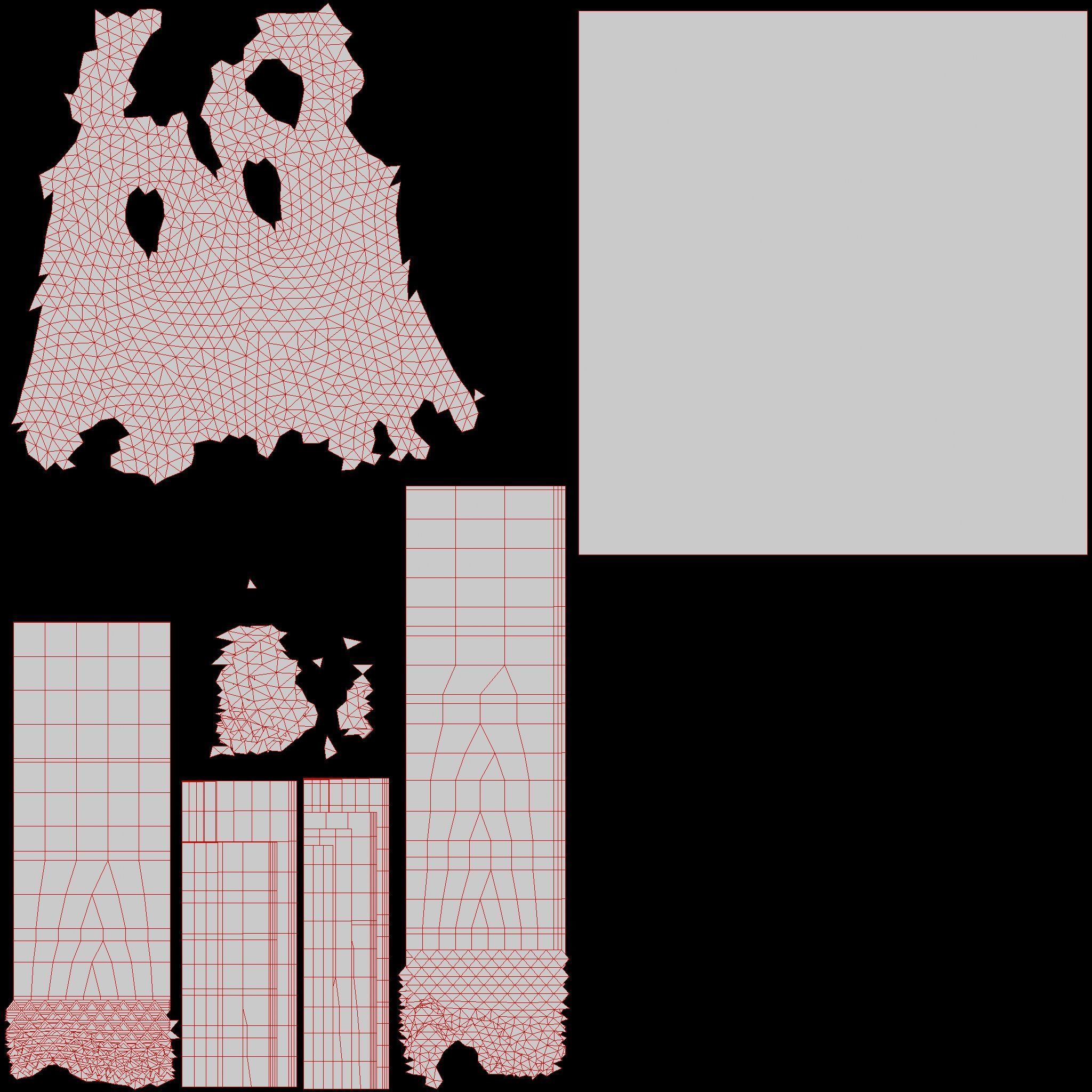 Old Oak Low Poly Low-poly 3D model_7