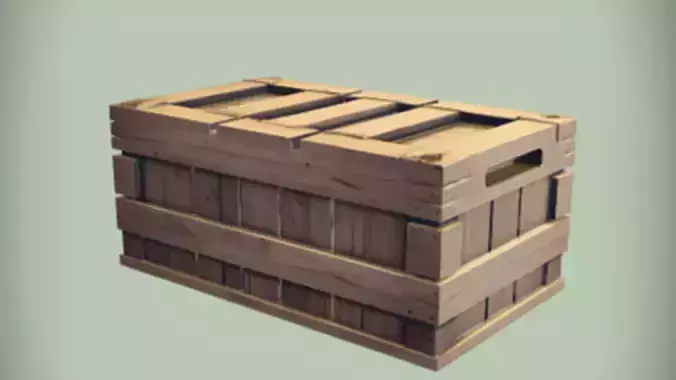 wooden shipping crate