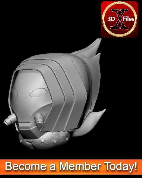 Star wars Head sculpt - Pyke Syndicate Guard - Action Figure 3D print model_0