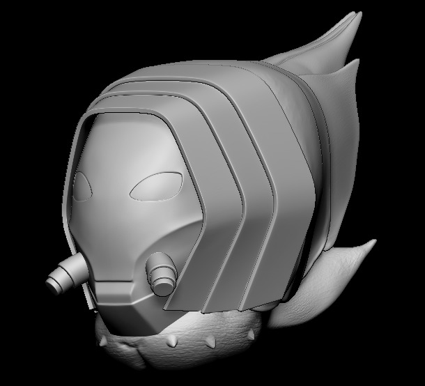 Star wars Head sculpt - Pyke Syndicate Guard - Action Figure 3D print model_2