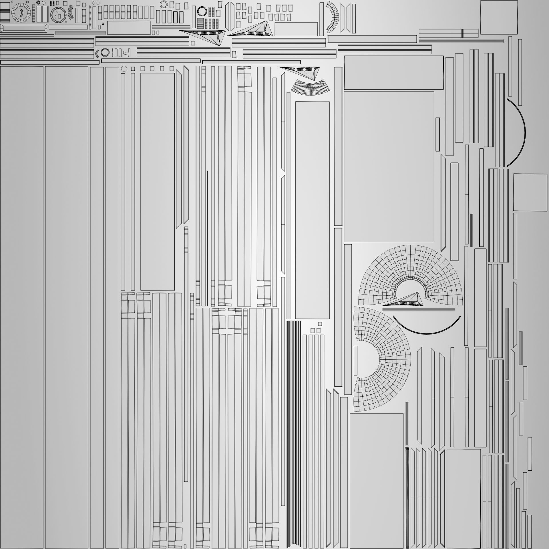 Coffee Shop Set Low-poly 3D model_17