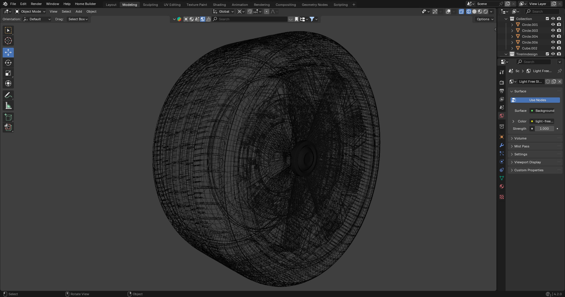 Luxury 3d Rim Model  3D model_6