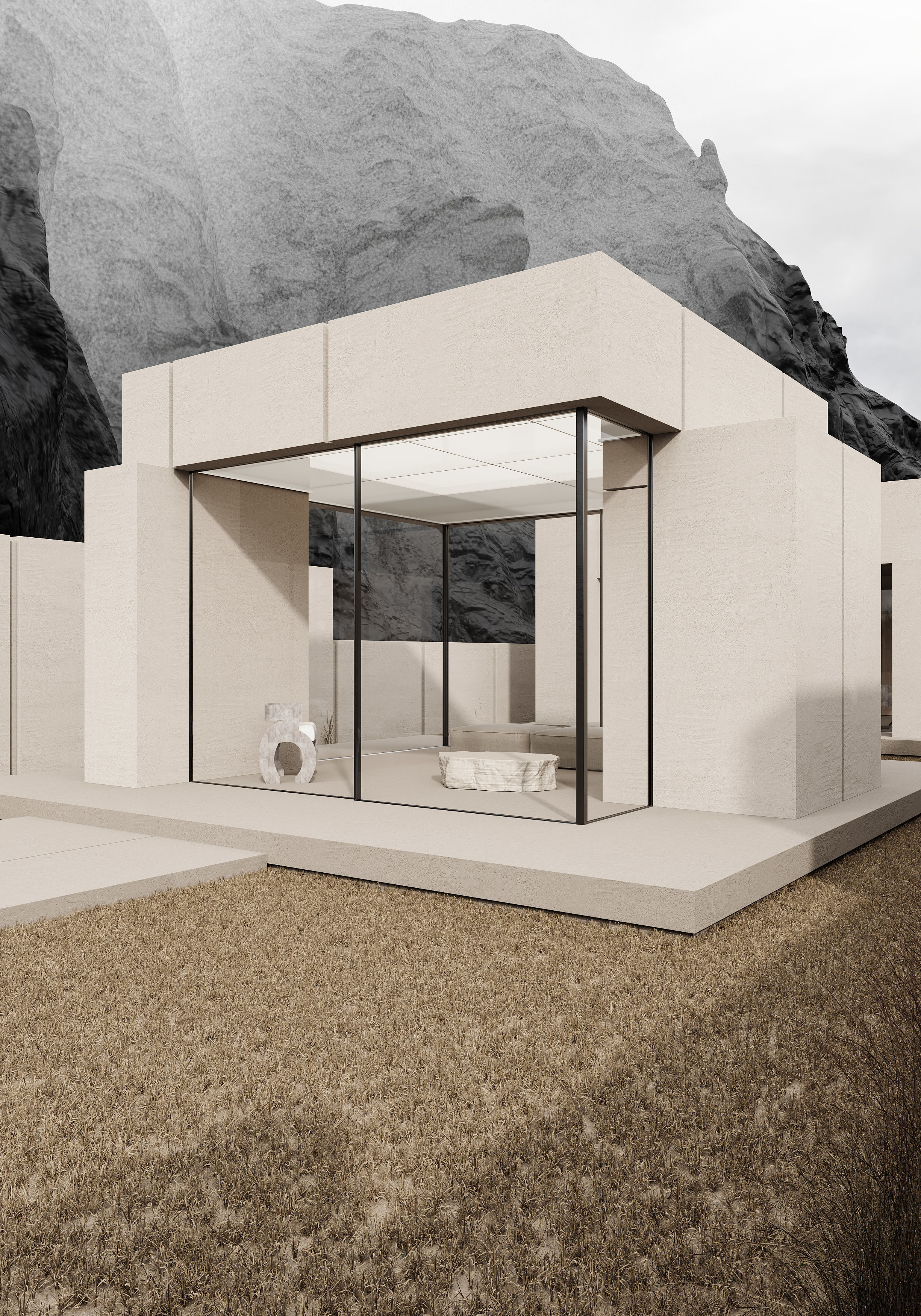 villa interior scenes 3D model_6