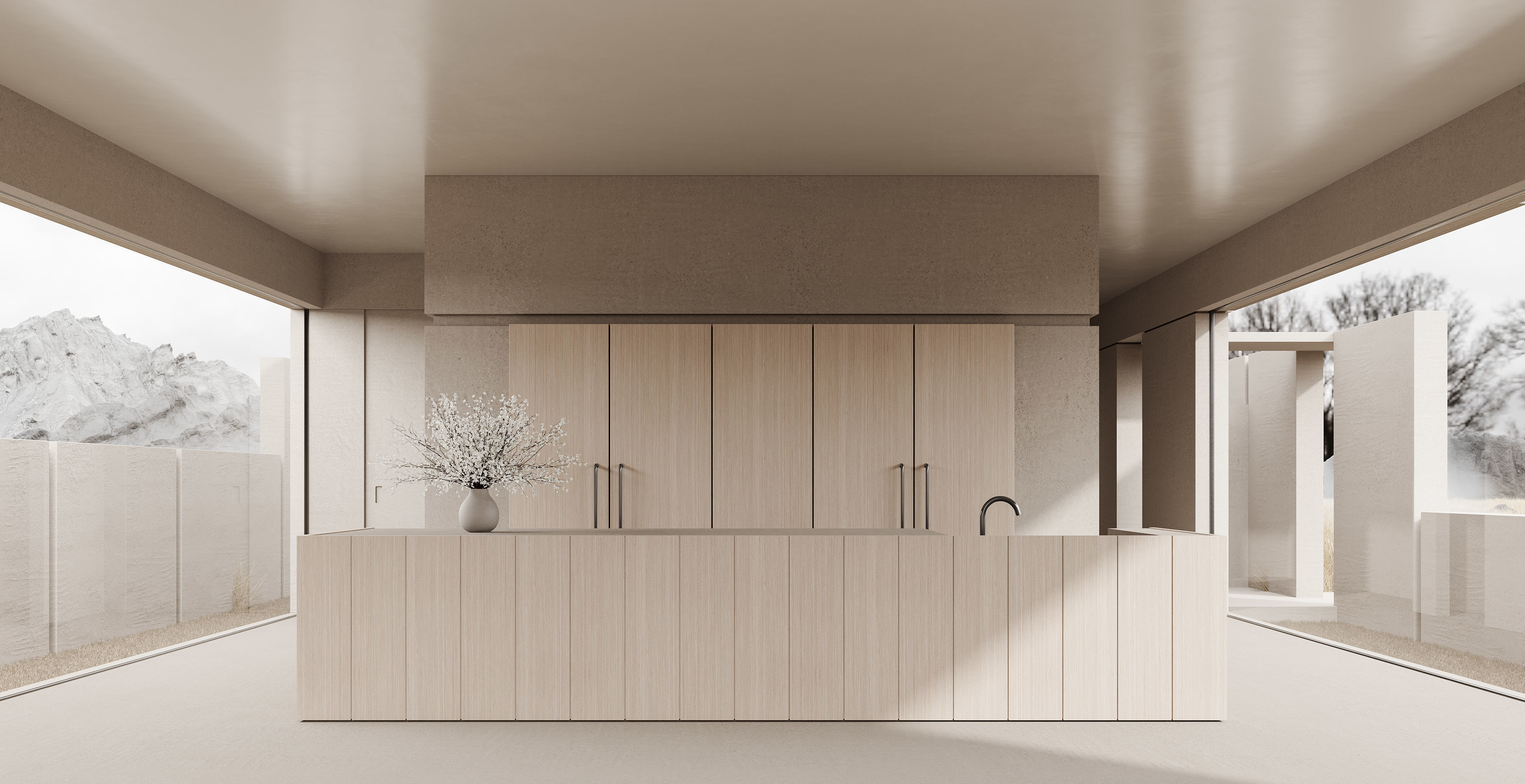 villa interior scenes 3D model_5