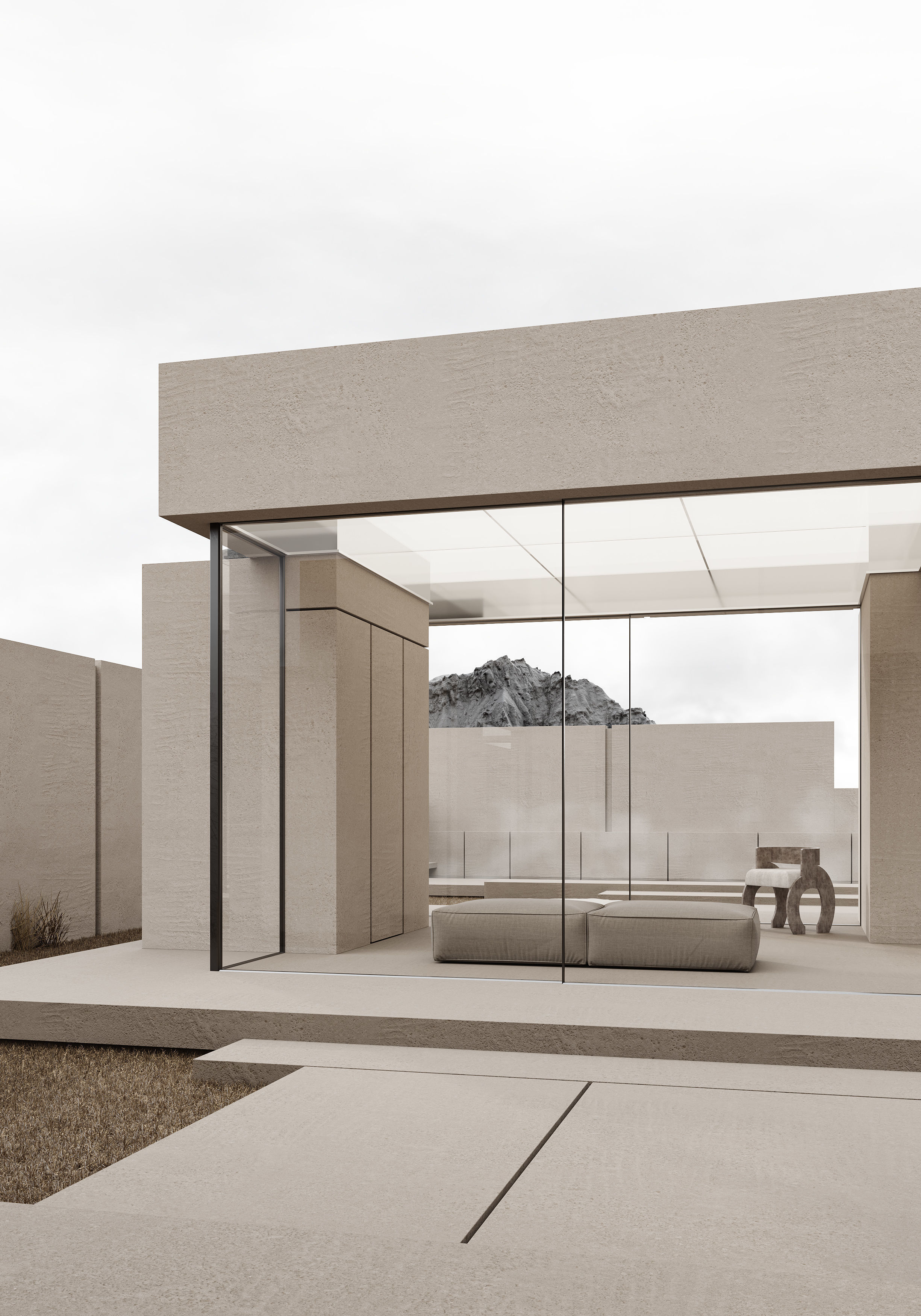 villa interior scenes 3D model_7