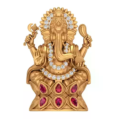 GANESH DIAMOND IDOL 3D print model
