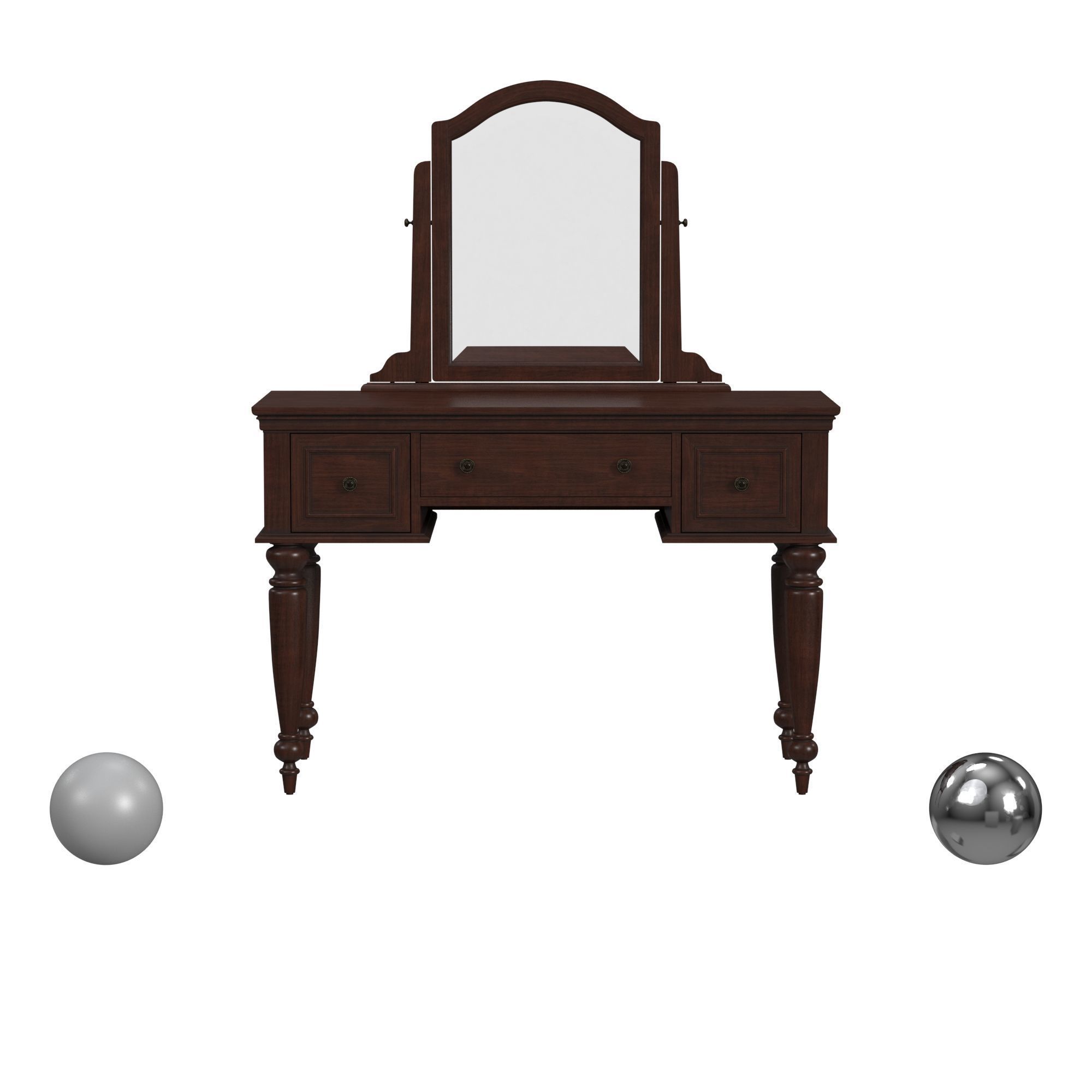 Homestyles Lafayette Vanity Table 3D model_1