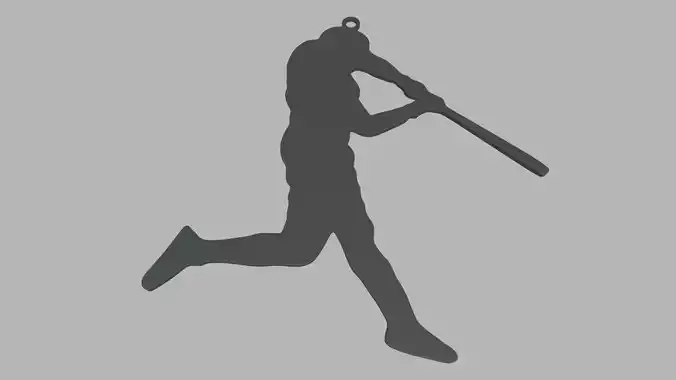 Baseball Key Ring Chain 01