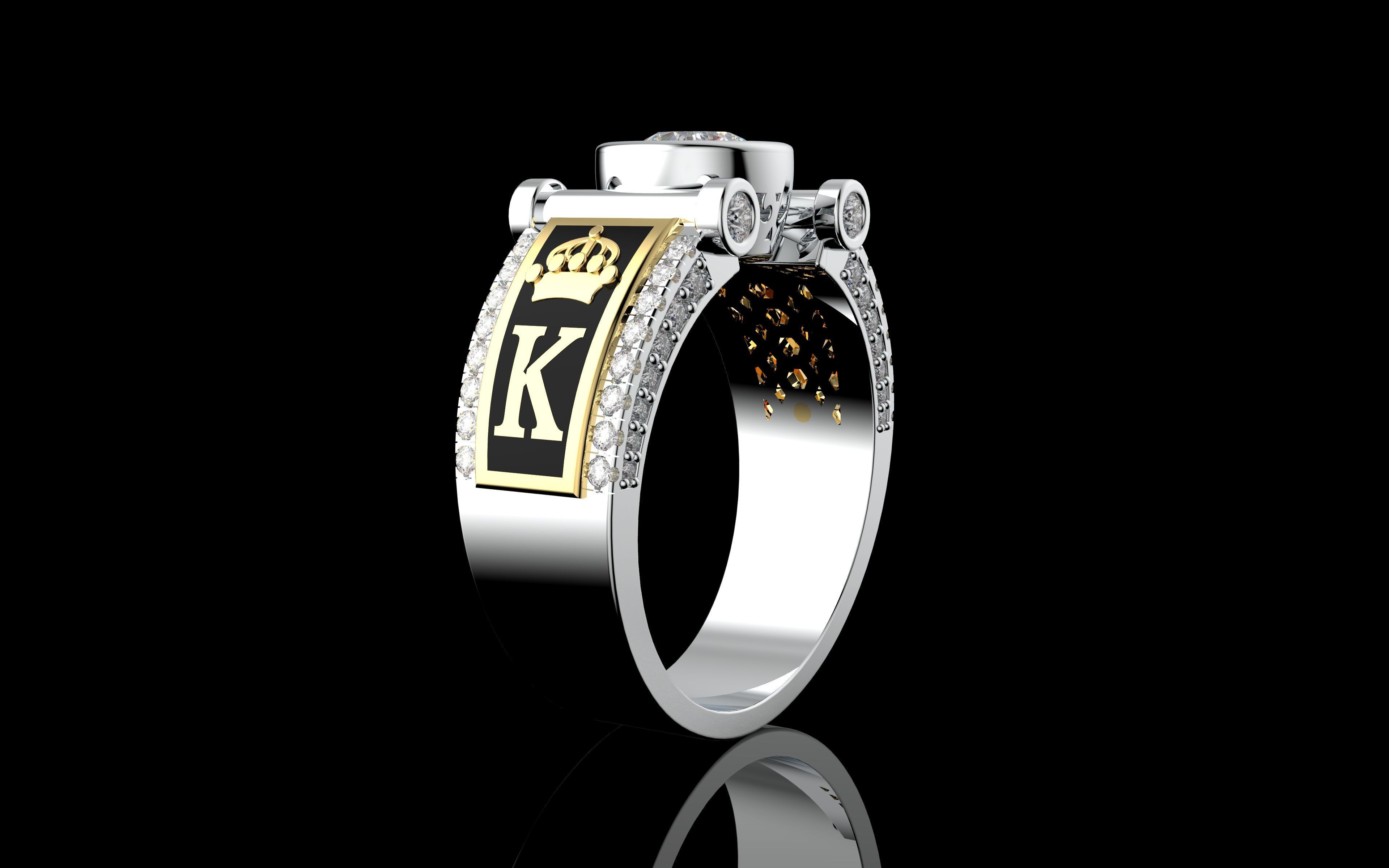 Gold N1245 3D print model_5