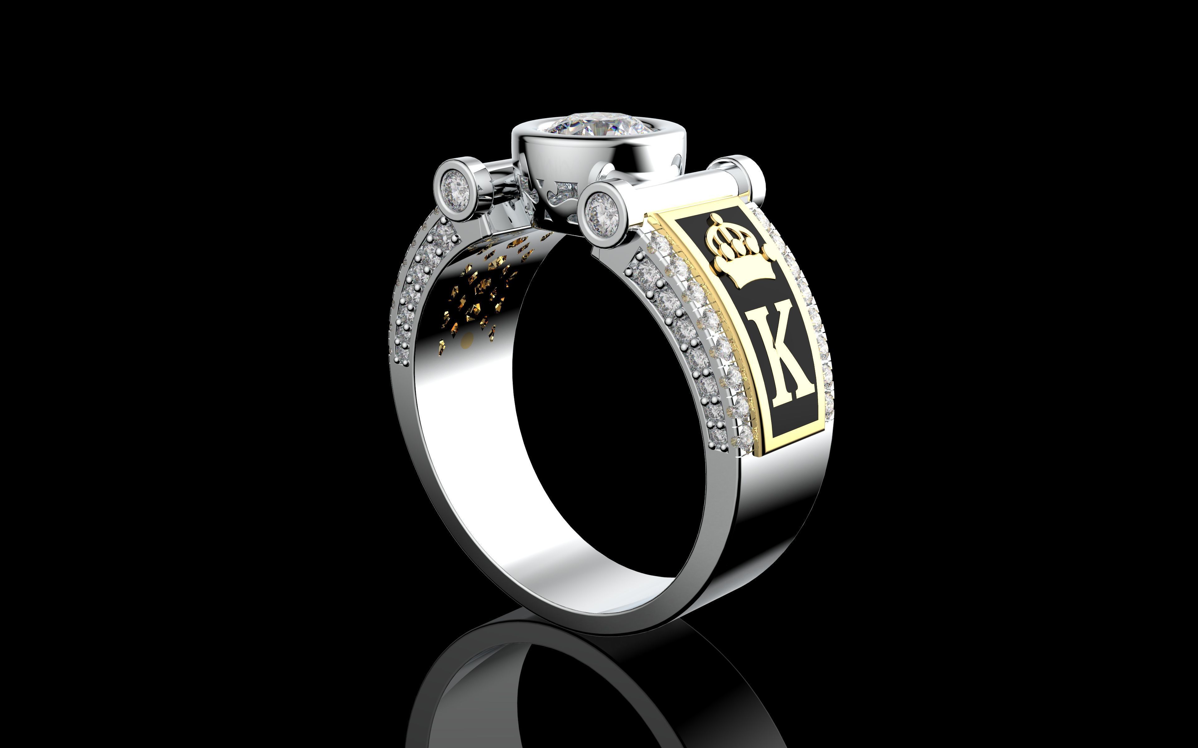 Gold N1245 3D print model_4