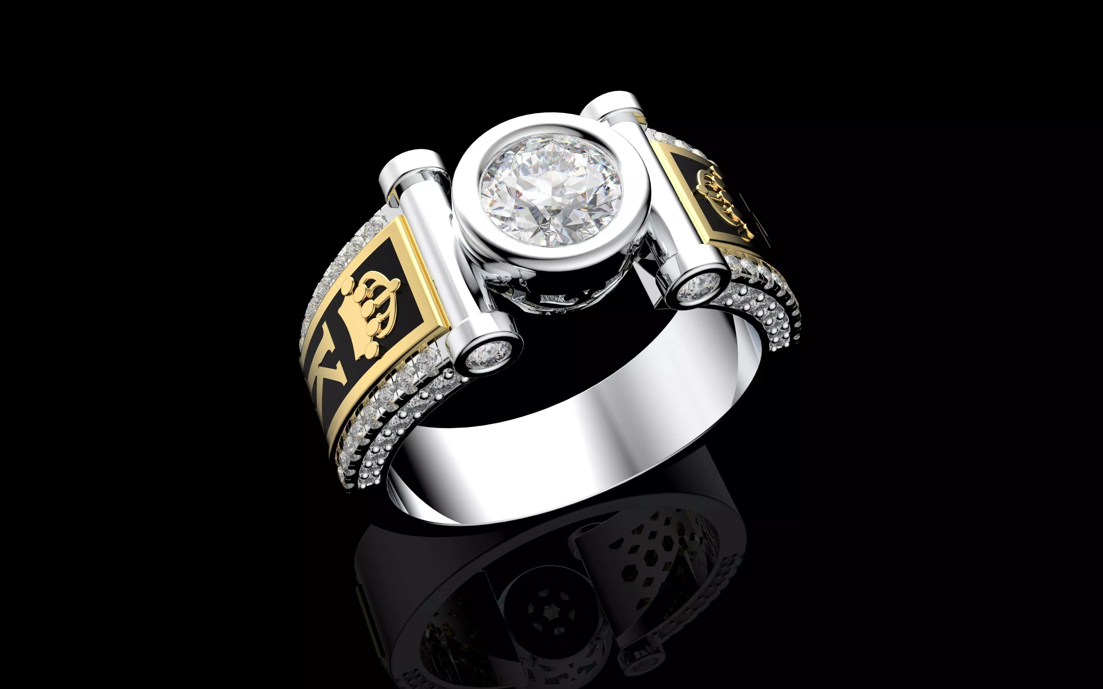 Gold N1245 3D print model_0